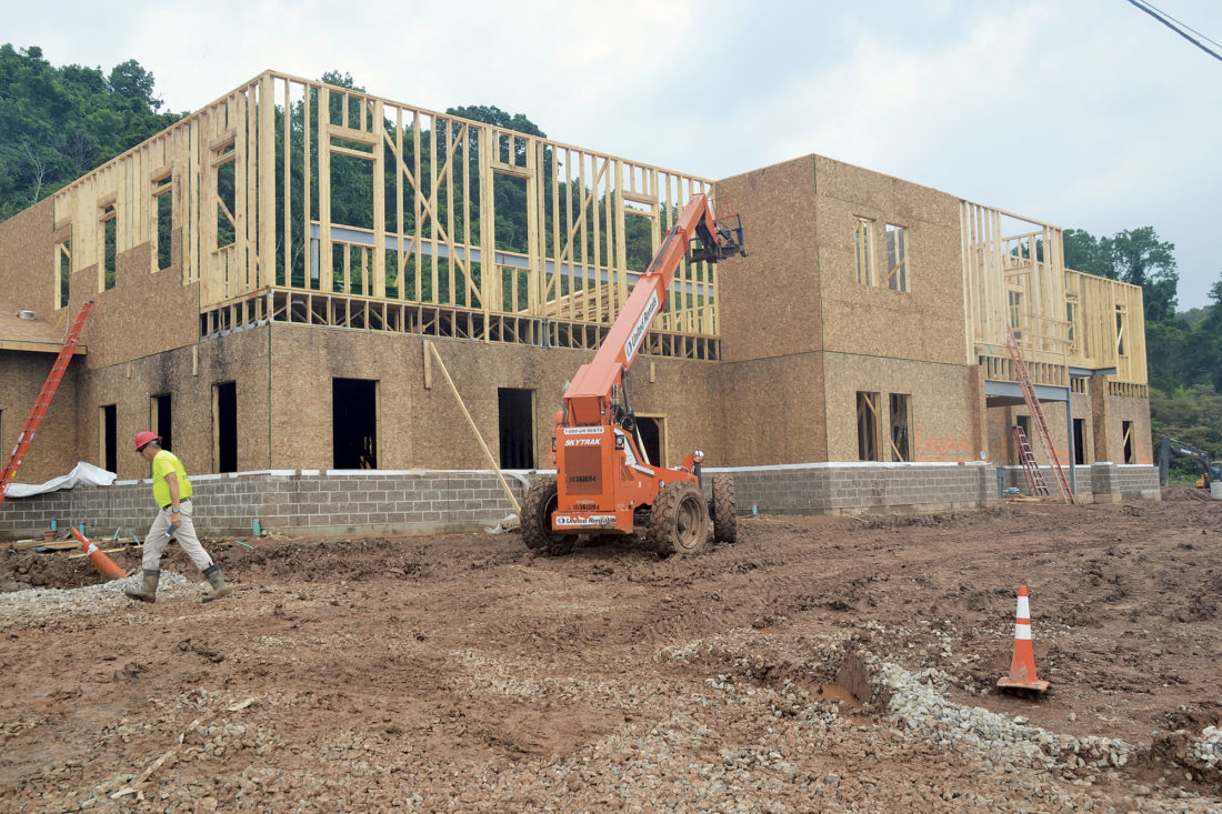 First Settlement Physical Therapy construction continues in Belpre